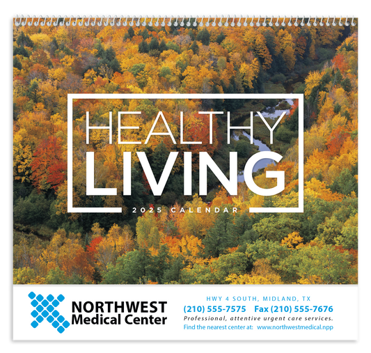 Good Value Healthy Living  Spiral Calendar-7073