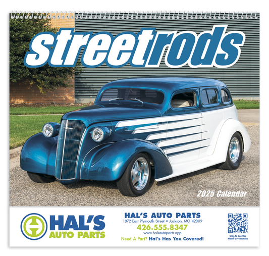 Good Value Street Rods  Spiral Calendar-7083