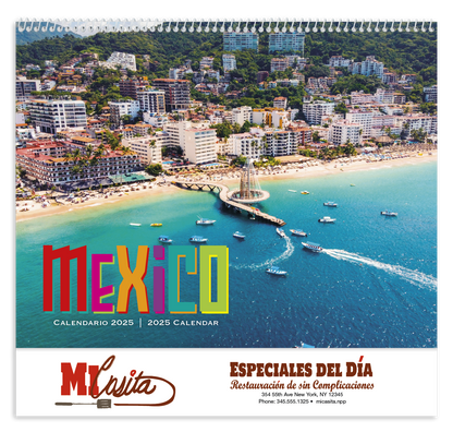 Good Value Mexico  Spiral Calendar-7087