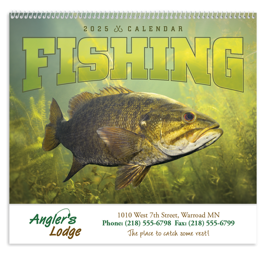 Good Value Fishing  Spiral Calendar-7099