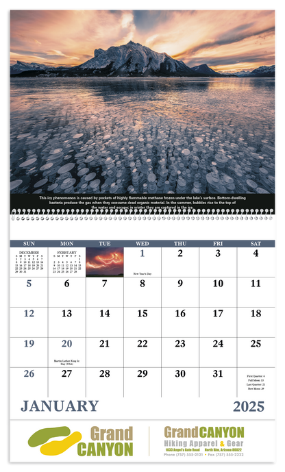 Good Value The Power of Nature  Spiral Calendar-7103
