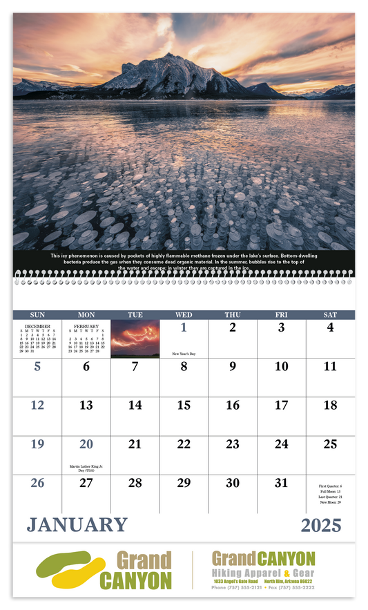 Good Value The Power of Nature  Spiral Calendar-7103