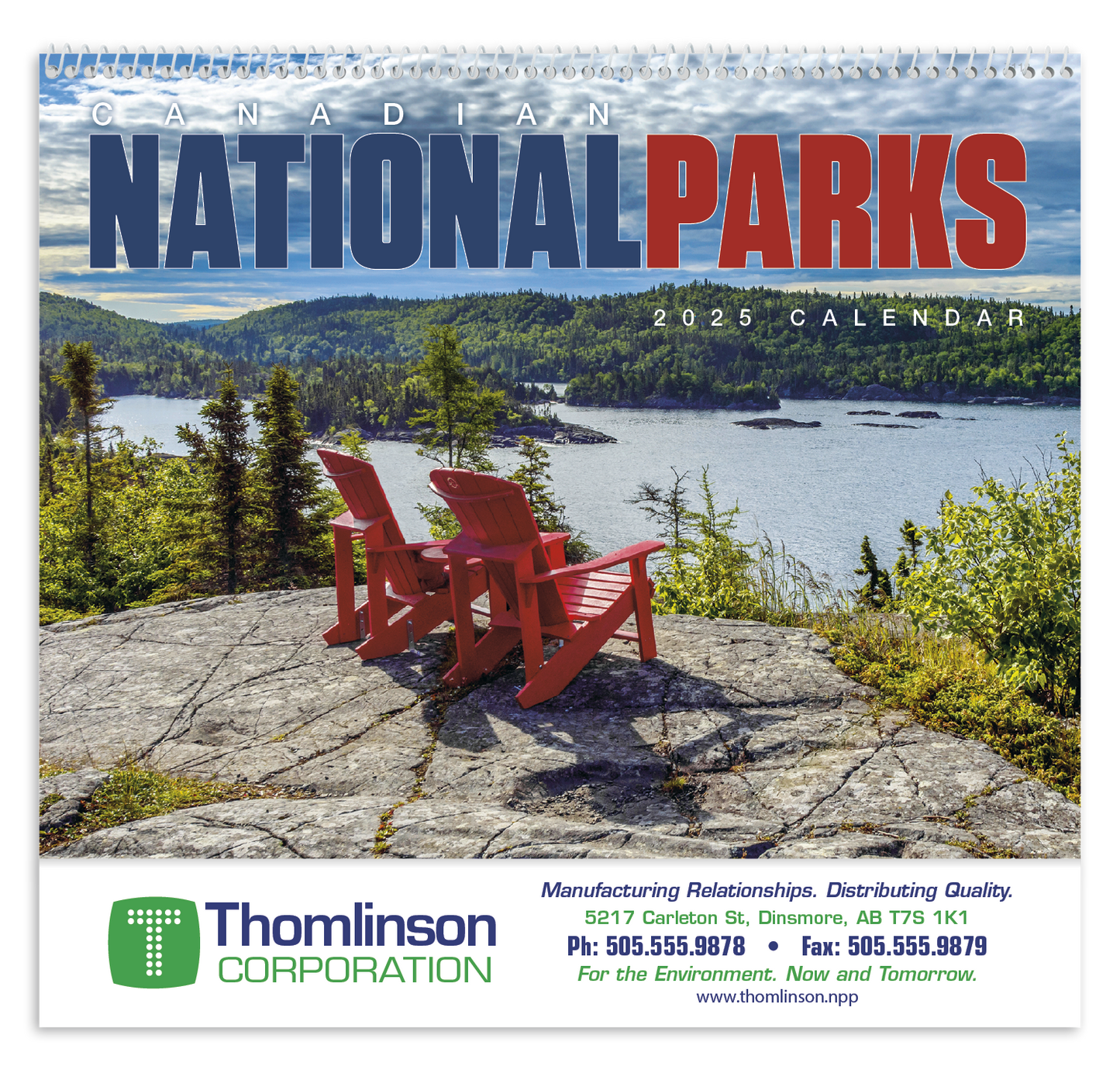 Good Value Canadian National Parks  Spiral Calendar-7113