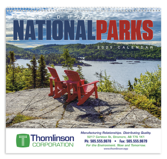 Good Value Canadian National Parks  Spiral Calendar-7113