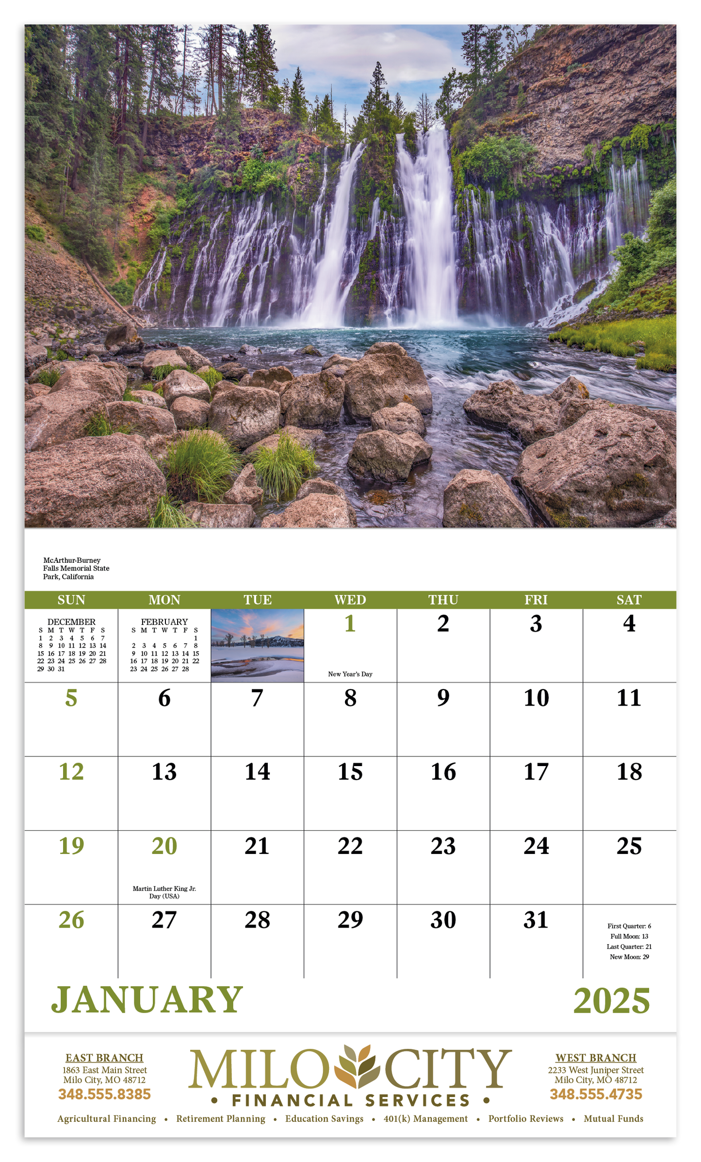 Good Value Landscapes of America  Stapled Calendar-7201