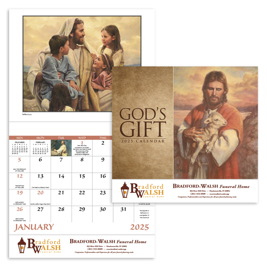 Good Value Gods Gift  Stapled Calendar-7259