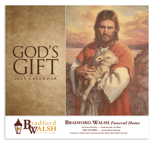 Good Value Gods Gift  Stapled Calendar-7259