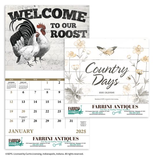 Good Value Country Days  Stapled Calendar-7266