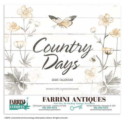 Good Value Country Days  Stapled Calendar-7266