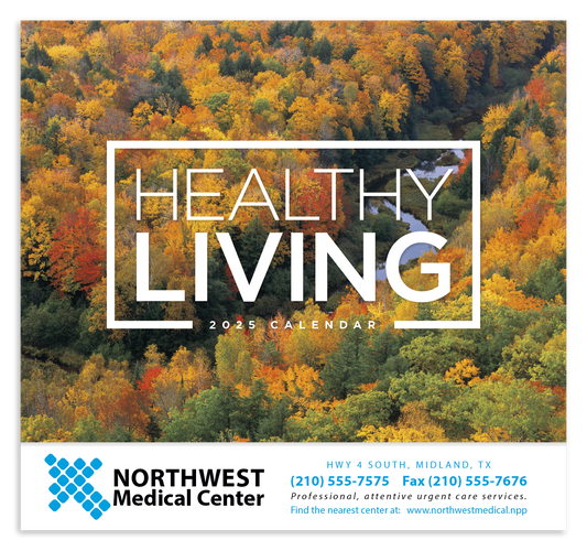Good Value Healthy Living  Stapled Calendar-7273