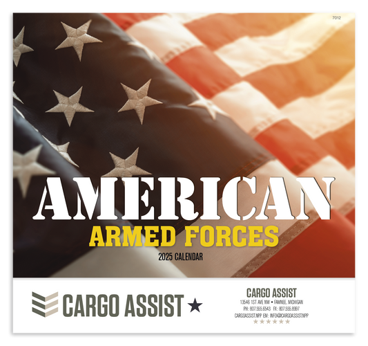 Good Value American Armed Forces  Stapled Calendar-7212