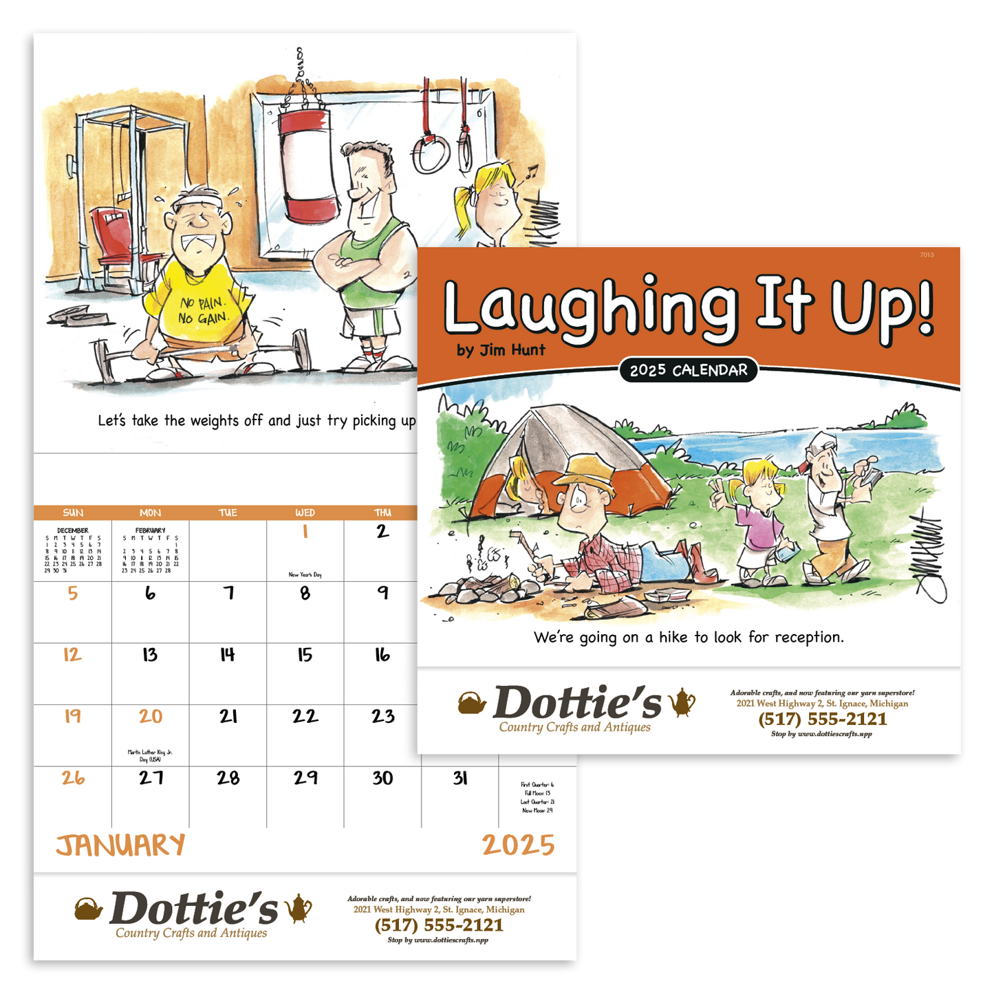 Good Value Laughing It Up  Stapled Calendar-7213
