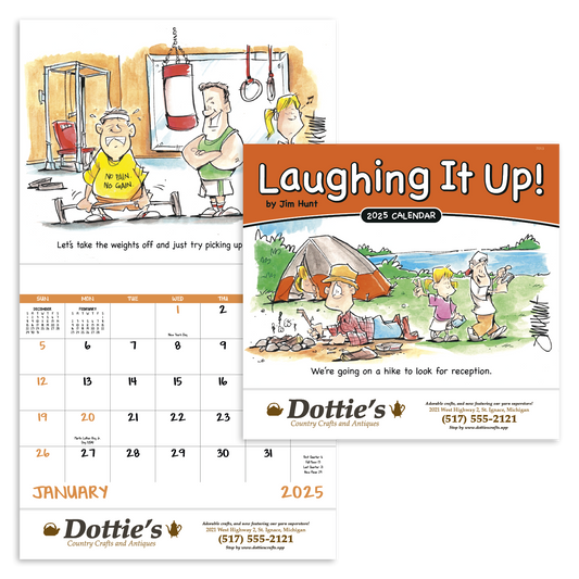 Good Value Laughing It Up  Stapled Calendar-7213