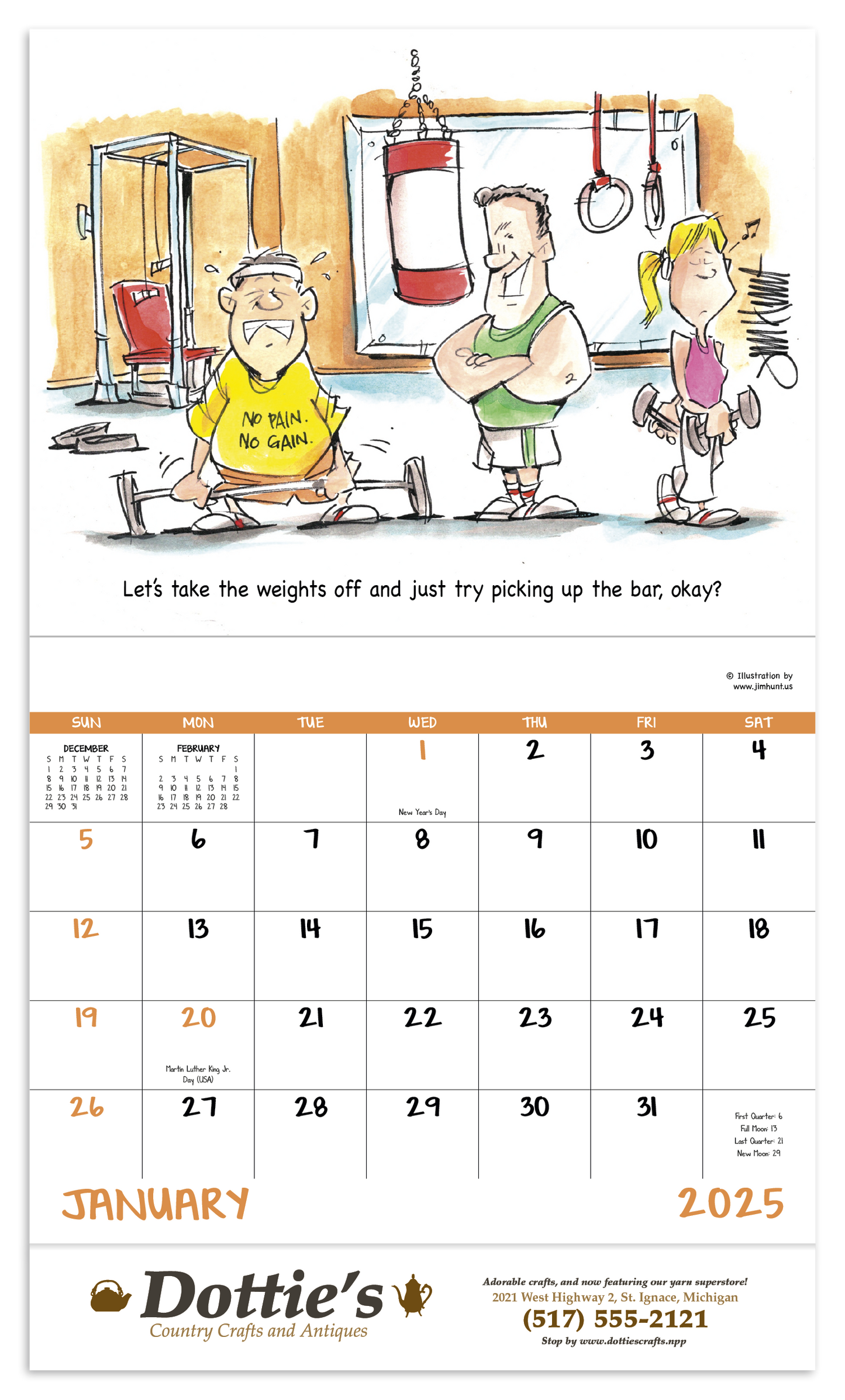 Good Value Laughing It Up  Stapled Calendar-7213
