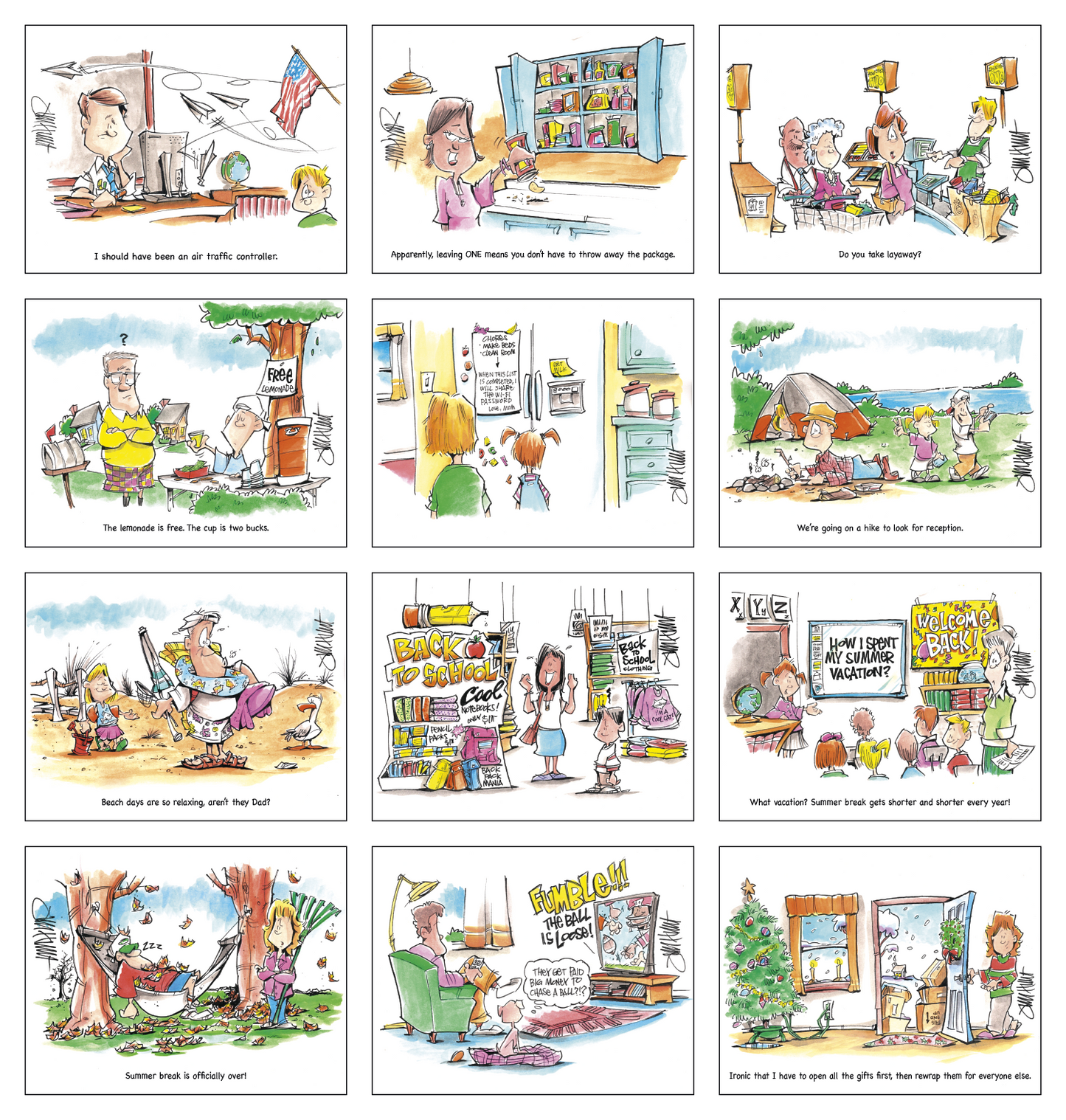 Good Value Laughing It Up  Stapled Calendar-7213