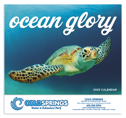 Good Value Ocean Glory  Stapled Calendar-7217