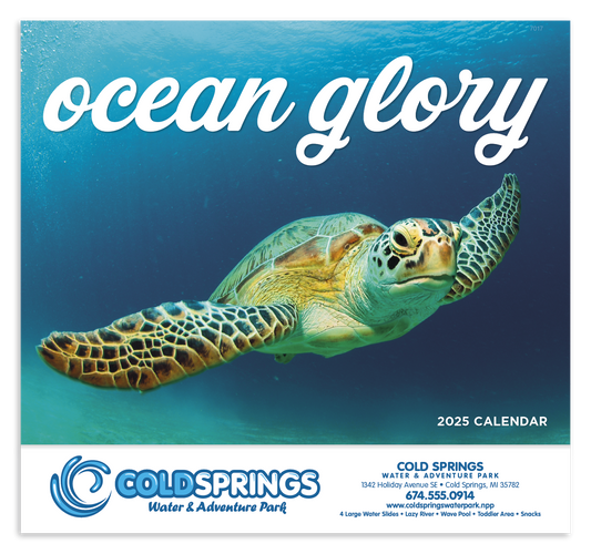 Good Value Ocean Glory  Stapled Calendar-7217