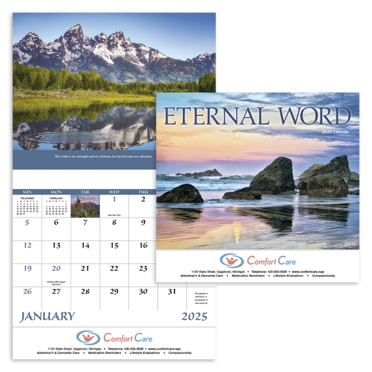 Good Value Eternal Word  Stapled Calendar-7223