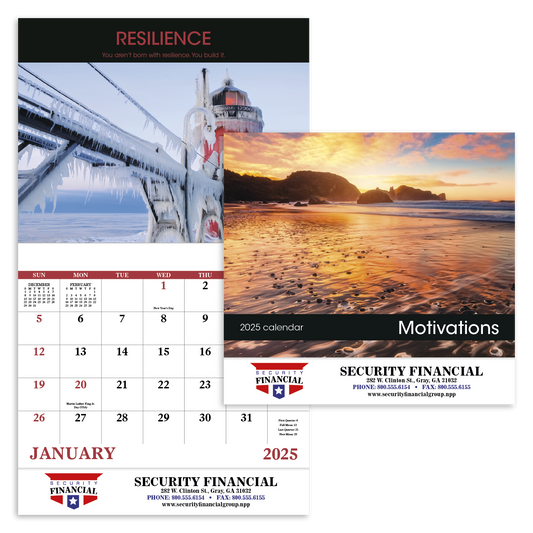 Good Value Motivations  Stapled Calendar-7228