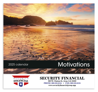 Good Value Motivations  Stapled Calendar-7228