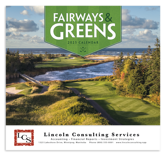 Good Value Fairways  Greens  Stapled Calendar-7229