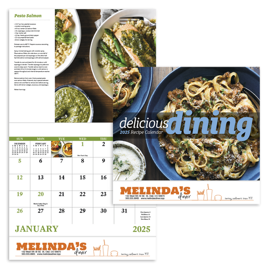 Good Value Delicious Dining  Stapled Calendar-7231