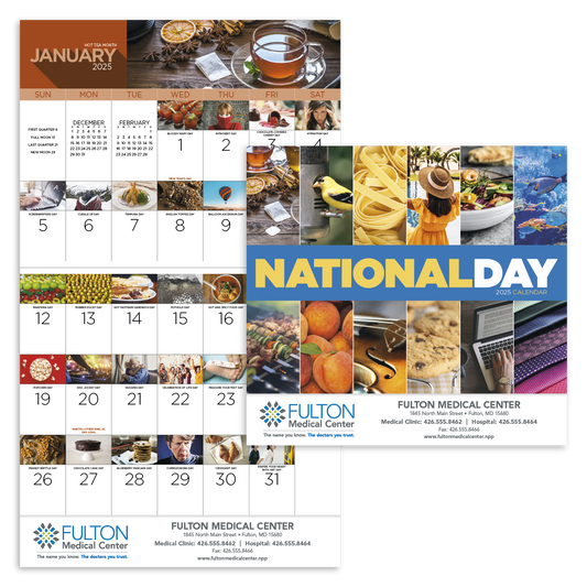 Good Value National Day  Stapled Calendar-7232
