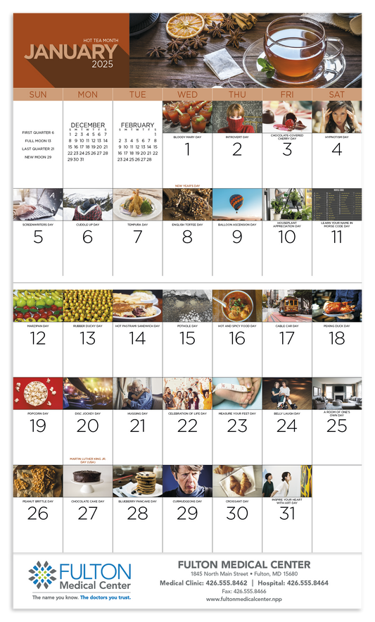Good Value National Day  Stapled Calendar-7232