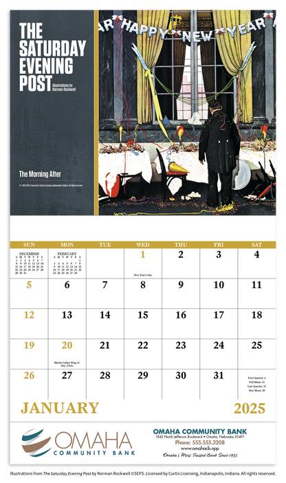 Good Value  The Saturday Evening Post Illustrations by Norman Rockwell  Stapled Calendar-7239