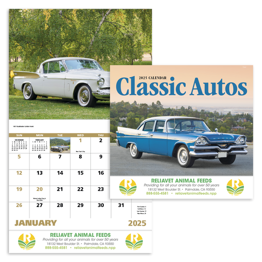 Good Value Classic Autos  Stapled Calendar-7242
