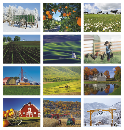 Good Value Agriculture  Stapled Calendar-7247