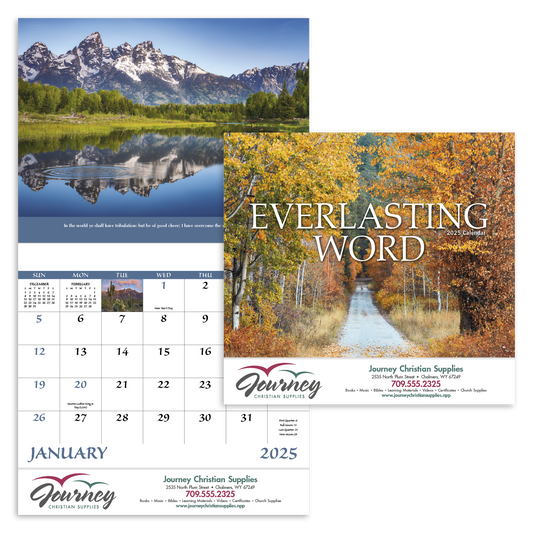 Good Value Everlasting Word  Stapled Calendar-7255