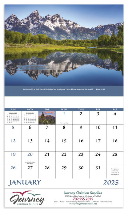 Good Value Everlasting Word  Stapled Calendar-7255