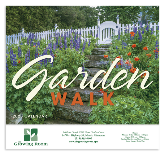 Good Value Garden Walk  Stapled Calendar-7277