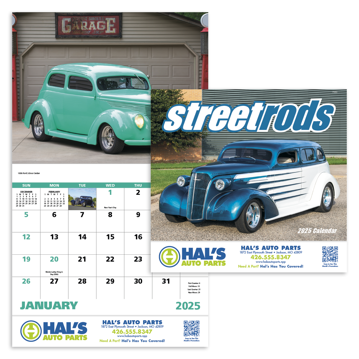 Good Value Street Rods  Stapled Calendar-7283