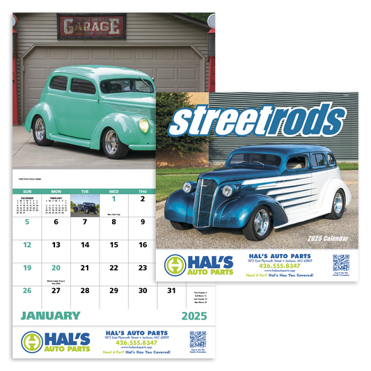 Good Value Street Rods  Stapled Calendar-7283