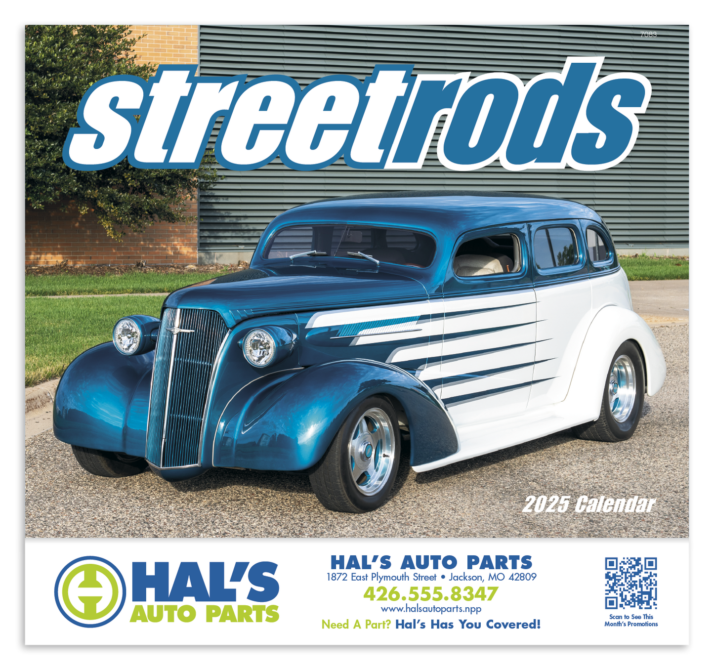Good Value Street Rods  Stapled Calendar-7283