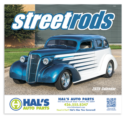 Good Value Street Rods  Stapled Calendar-7283
