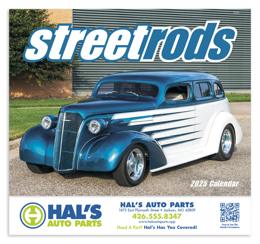 Good Value Street Rods  Stapled Calendar-7283