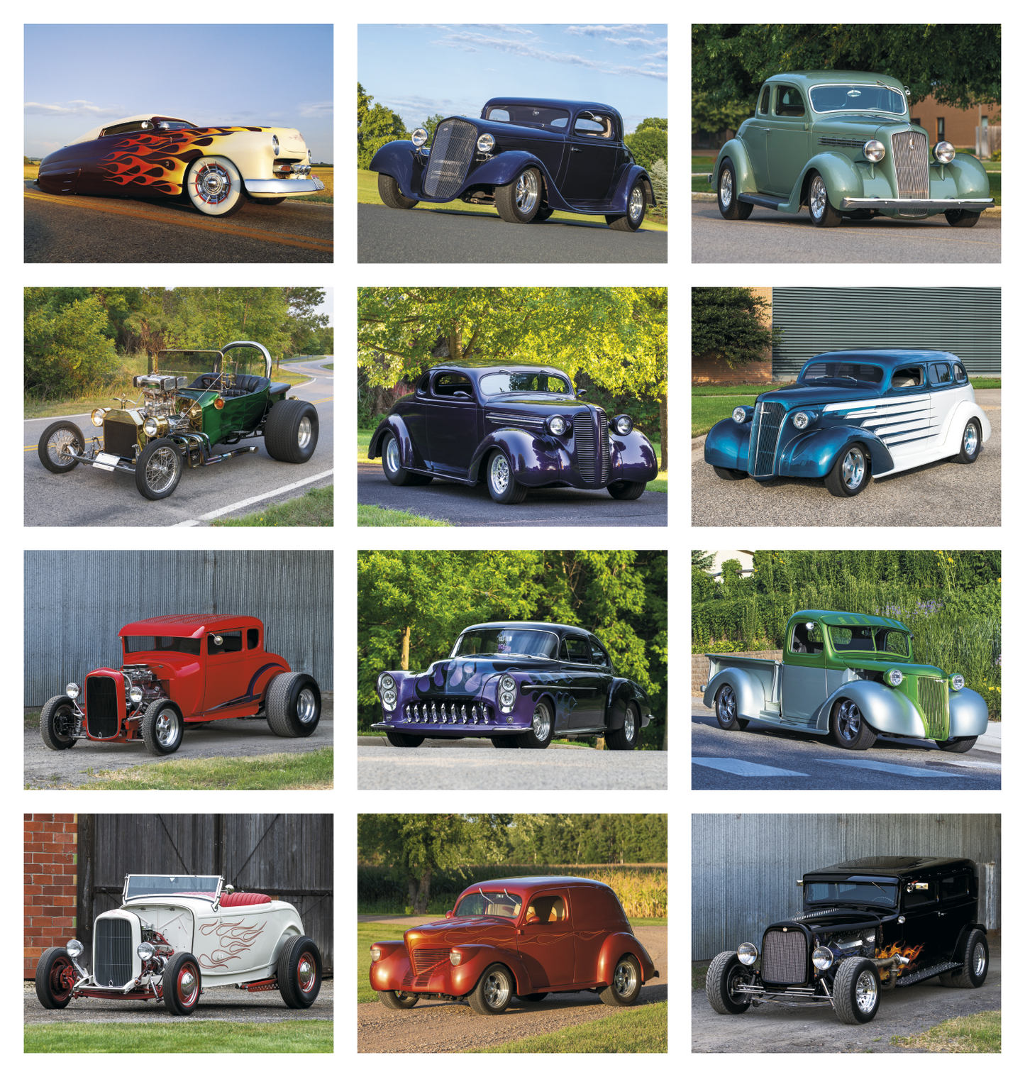 Good Value Street Rods  Stapled Calendar-7283