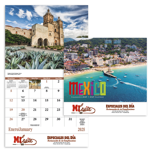 Good Value Mexico  Stapled Calendar-7287