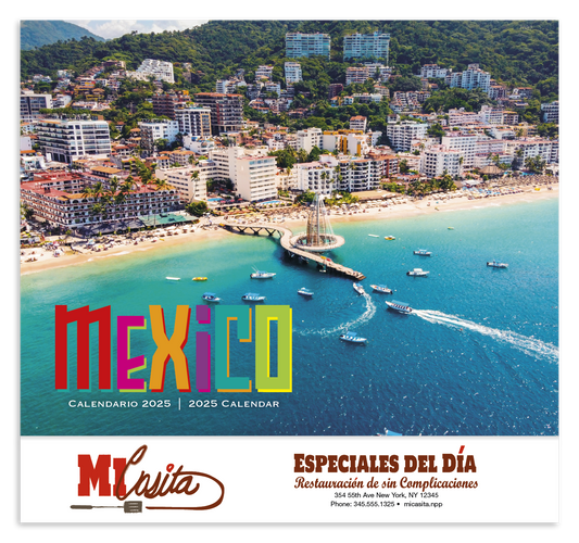 Good Value Mexico  Stapled Calendar-7287