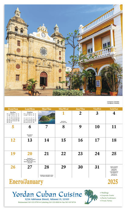 Good Value Latinoamerica en Paisajes  Stapled Calendar-7288