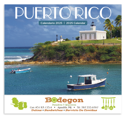 Good Value Puerto Rico  Stapled Calendar-7289