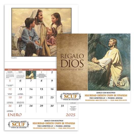Good Value Regalo de Dios  Stapled Calendar-7295