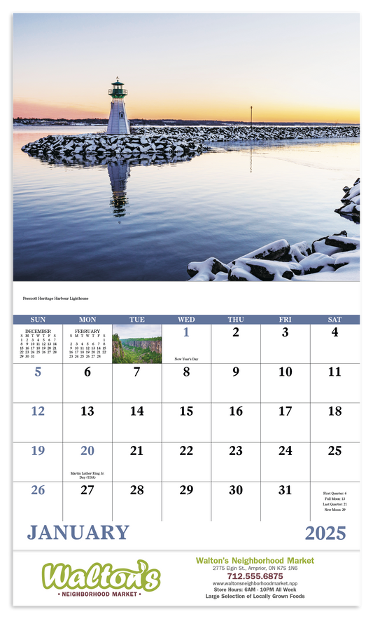 Good Value Images of Ontario  Stapled Calendar-7306