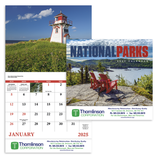 Good Value Canadian National Parks  Stapled Calendar-7313
