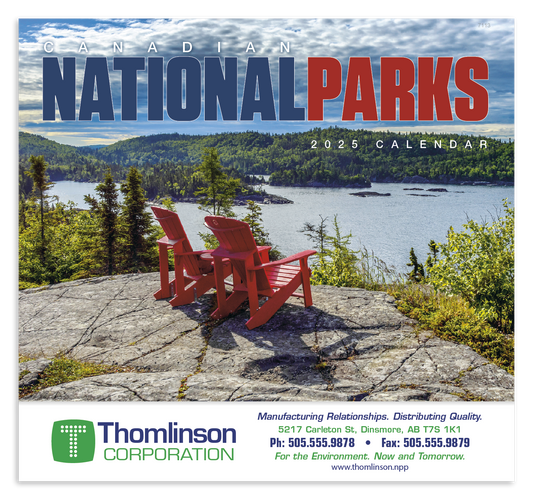 Good Value Canadian National Parks  Stapled Calendar-7313