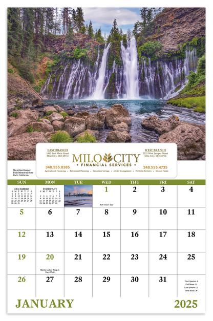 Good Value Landscapes of America  Window Calendar-7501