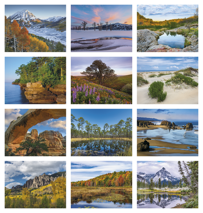 Good Value Landscapes of America  Window Calendar-7501